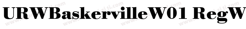 URWBaskervilleW01 RegWide字体转换